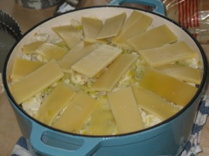The panade, before baking...